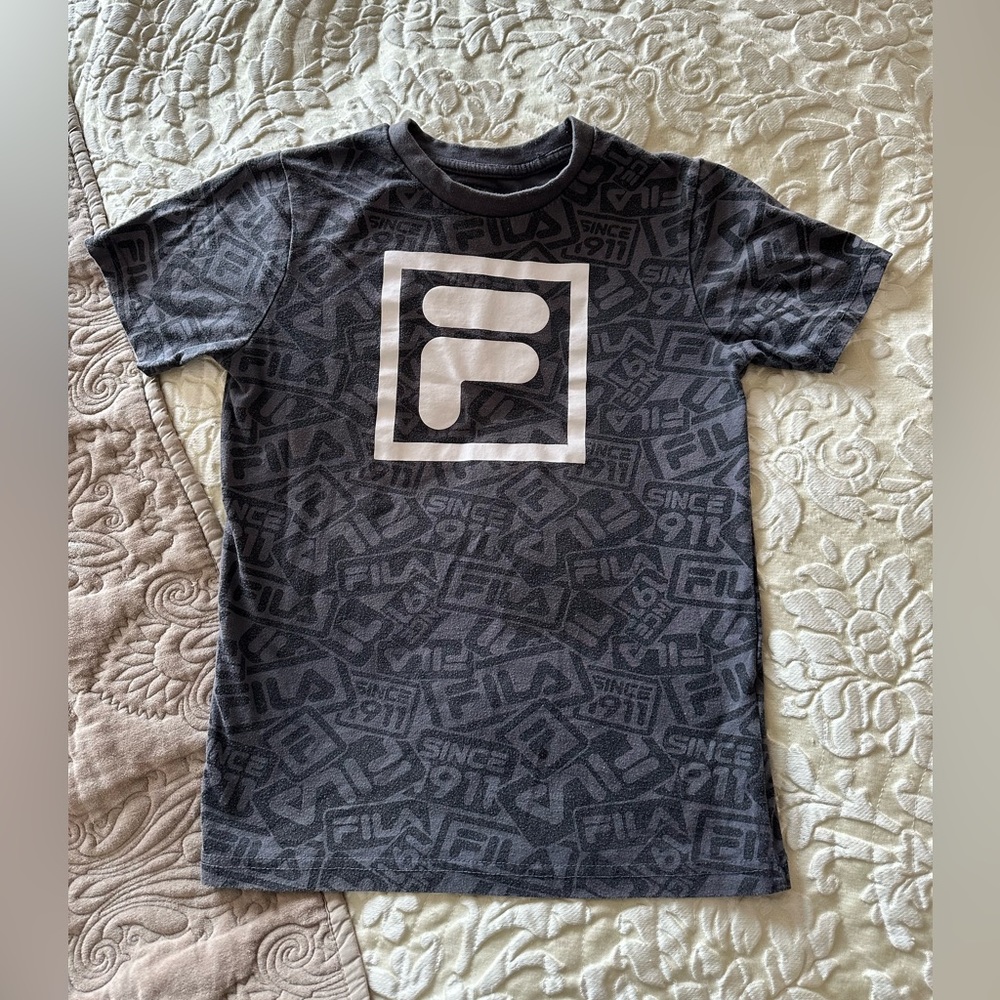 Youth Fila Cotton T Shirt size 10/12 or Youth Medium